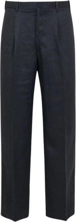 Giuliva Heritage Collection Maatpakbroek met &eacute;&eacute;n persvouw - Heren - Nette broeken - Zwart - M - Broeken