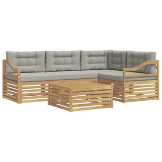 vidaXL Set Di Divani Da Esterno 5 Pz Vidaxl