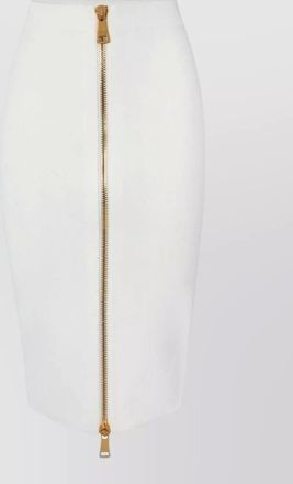 Elisabetta Franchi high-rise zipped midi pencil skirt