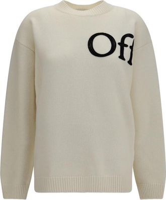Off-white Off White Logo Crew Neck Sweater