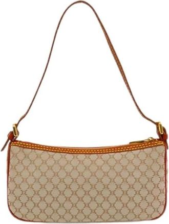 Celine Pre-owned Shoulder Bags, female, Beige, Size: ONE SIZE Pre-owned Vintage Shoulder Bag