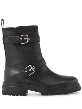 Gianvito Rossi 40mm Thiago boots - men - Rubber/Calf Leather/Calf Leather - 40.5 - Black