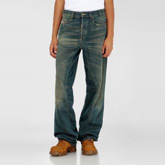Diesel Relaxed Jeans Low Waist 2001 D-Macro,, Button fly