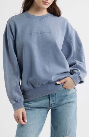 Billabong Kendal Saltwashed Fleece Sweatshirt in Stone Blue at Nordstrom, Size X-Large