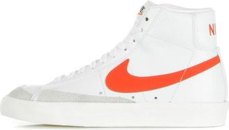 Nike White Habanero Red High Top Sneakers - Dames - Fitnessschoenen - Wit - 36 EU - Fitness