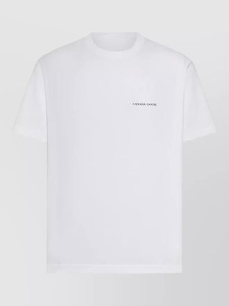 Canada Goose cotton logo crew neck graphic t-shirt