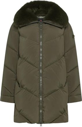 Peuterey Nasert ML Fur Parka - - Coats - Donna - Verde - XS