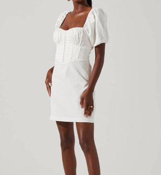 Astr Kelilah Dress In White