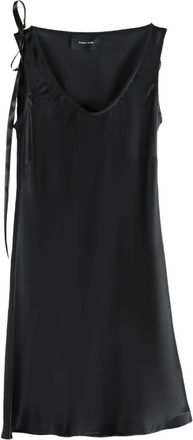 Simone Rocha tie-detail slip mini dress - Nero