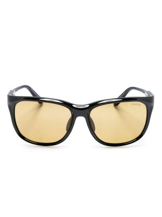 Moncler x FRGMT biker-frame sunglasses - Black
