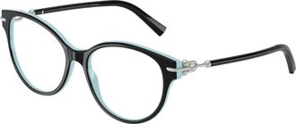 Tiffany & Co. Glasses, female, Black, Size: 55 MM Tf2289 Optical Frame
