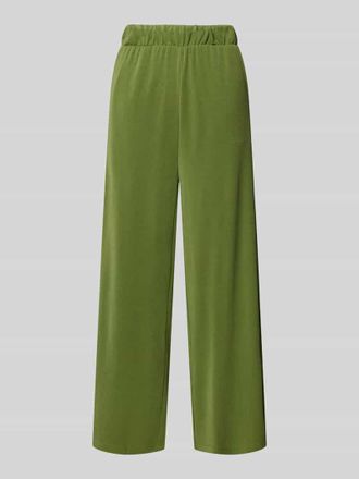 Jake*s Casual Wide Leg Stoffhose mit elastischem Bund in Grass, Gr&ouml;&szlig;e XS