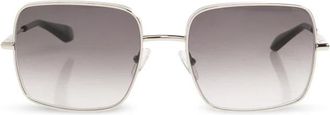Alexander McQueen Vierkante Zonnebril - Dames - Zonnebrillen - Grijs - ONE Size - Accessoires