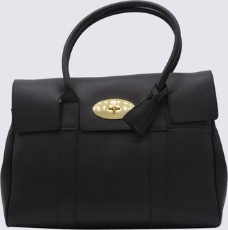 Mulberry Black Leather Bayswater Top Handle Bag