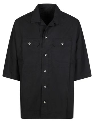 Rick Owens Magnum Tommy Boxy Chest Pockets Short-Sleeve Shirt