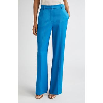 Reiss Millie Wide Leg Pants in Blue at Nordstrom Rack, Size 12 Us / 16 Uk