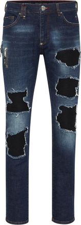 Philipp Plein Slim-fit Jeans - Heren - Slim Fit Jeans - Blauw - W30 - Jeans