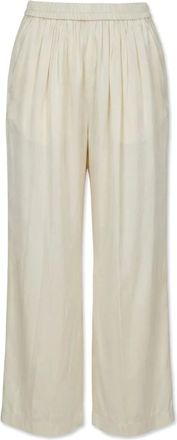 Forte_Forte Dames, Broeken, Beige, Maat: L Zijde