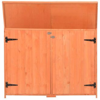 Berkfield Home Garden Storage Shed 120x50x91 cm Wood in Tan | Size: 120 x 50 x 91 cm