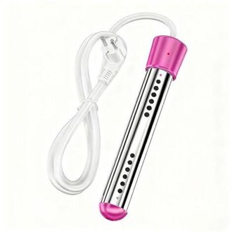 OEM Calentador De Agua El&eacute;ctrico Sumergible Port&aacute;til Para Piscinas/spas, Fabricado En Acero Inoxidable 304, Apto Para Ba&ntilde;eras, Baldes Y Lavabos (rosa, 200