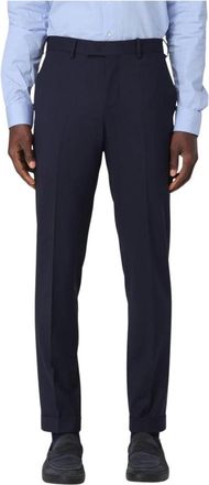Pantaloni Torino Slim Fit Broek - Heren - Nette broeken - Blauw - M - Broeken