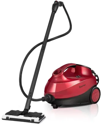 Costway Costway - 2000w Pulitore A Vapore Con 19 Accessori E Serbatoio Da 1,5l, Vaporetto Per Tappeti, Per Pulizie Profonde Pavimenti Finestre E Macchine (ros