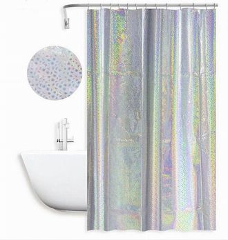 Trade Shop Trade Shop - Copy Of Tenda Per Doccia Vasca Da Bagno Galassia Impermeabile 180x200cm Con Anelli 79218