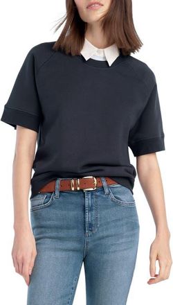 Favorite Daughter The Saturday Raglan Cotton Blend T-Shirt in Navy at Nordstrom, Size X-Small