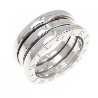 Bulgari White Gold White Gold (18K) Band Ring (Pre-Owned)