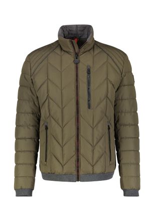 Lerros Steppjacke LERROS LERROS Modisch gesteppte Jacke, Herren, Gr. 3XL, gr&uuml;n (moss gr&uuml;n mela), 100% Polyester, Jacken Steppjacke