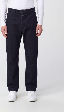 Closed Pantaloni wide leg in denim di cotone riciclato con passanti in vita