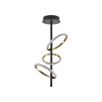Lucande L&aacute;mpara De Techo Led madu En Negro Metal - Lucande