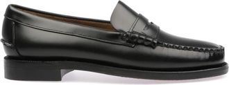 Sebago Loafers, male, Black, Size: 10 1/2 US Black Laced Mens Shoes