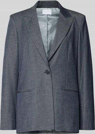 Jake*s Relaxed Fit Blazer in eleganter Denim-Optik in Dunkelblau, Gr&ouml;&szlig;e 32