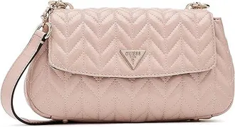 Guess Cheryl Convertible Crossbody Flap Cross Body Womens Handbags Light Rose, Synthetic