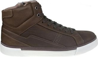 Gabor High Sneaker Boot - Pius - Heren - Sneakers - Groen - 40 EU - Leer - Schoenen