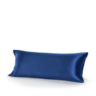 Bare Home 19 Momme 100% Mulberry Silk Pillowcase, Body Size in Dark Blue at Nordstrom