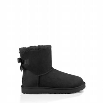 UGG Womens Mini Bailey Bow Ii Boot In Black
