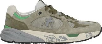 Premiata Green Mase25 Suede Inserts Sneakers