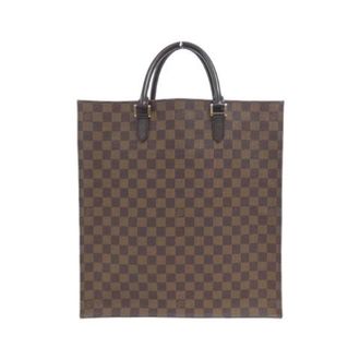 Louis Vuitton Pre-owned Damier Coated Canvas Tote Bag - Heren - Pre-owned - Bruin - Maat: ONE Size