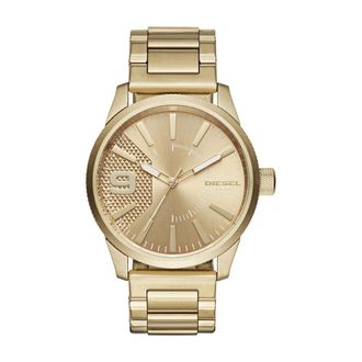 Diesel Herenhorloge Rasp 46 mm Armband Roestvrij Staal Dz 1761 - Heren - Horloges - Geel - ONE Size - Accessoires