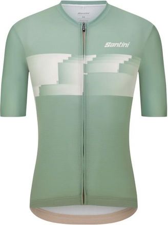 Santini Verve S/S Jersey Velotrikot f&uuml;r Herren | gr&uuml;n