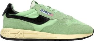 Autry Reelwind Low - Heren - Sneakers - Groen - 39 EU - Katoen - Schoenen