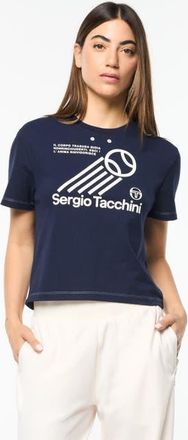 Sergio Tacchini Nera Boxy Tee in Maritime Blue at Nordstrom, Size Xx-Large