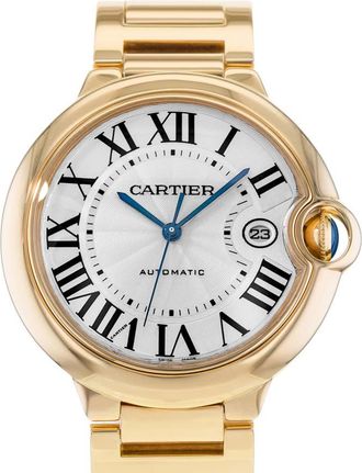Cartier Pre-owned Cartier Ballon Bleu 42Mm Automatic Silver Dial Mens Watch W69005Z2