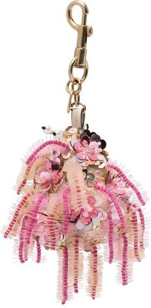 Anya Hindmarch Sequin-embellished Beaded Keyring