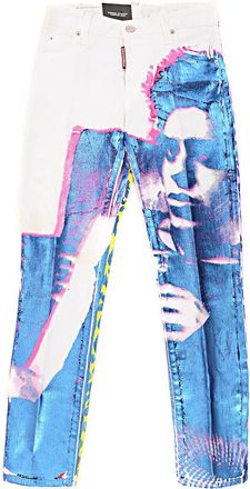 Dsquared2 Womens 5 Pockets In Multicoloured - Multicolour Cotton - Size 34 (Waist)