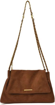 Generic Fashion Women Soft Suede Shoulder Bag Winter Small Chain Crossbody Bags Trend Female Handbags And Purses(White)