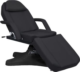 vidaXL Vidaxl Camilla De Masaje Negra 180x62x(86,5-118) Cm