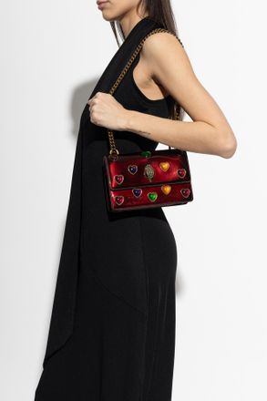 Kurt Geiger Shoulder Bag Shoreditch Small, Womens, Burgundy